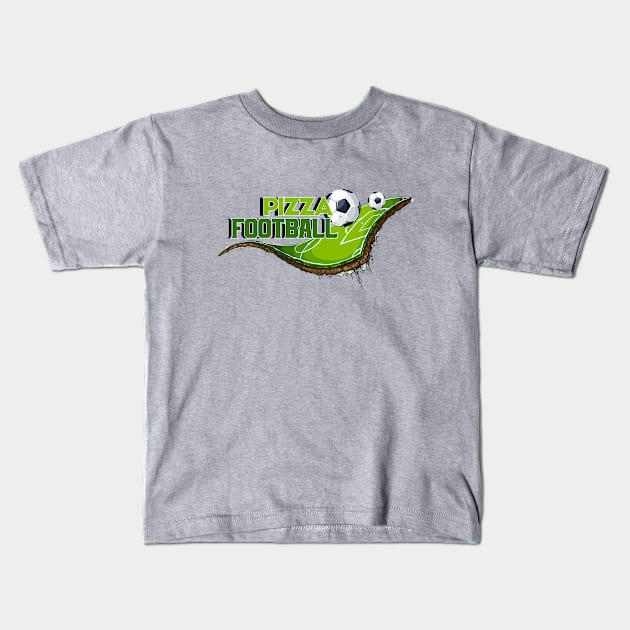 Pizza Football Kids T-Shirt by Barotel34